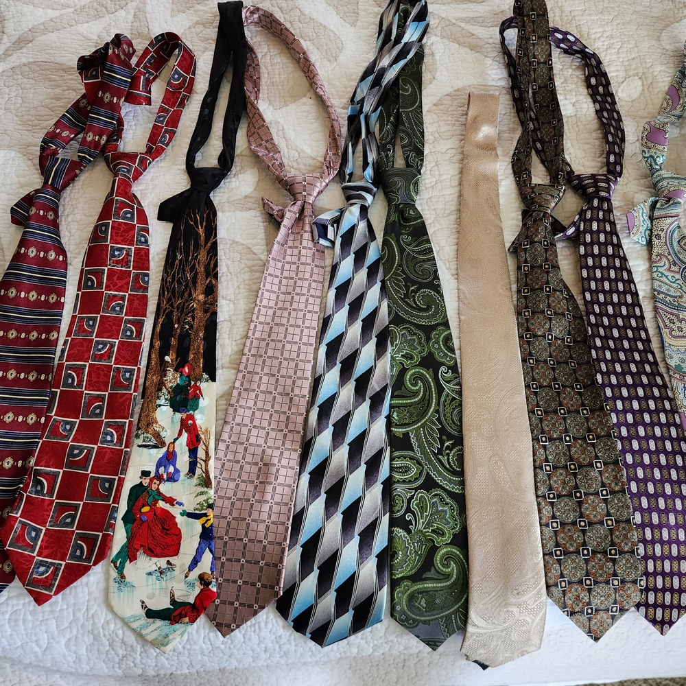 Men's Assorted Patterned Ties Set